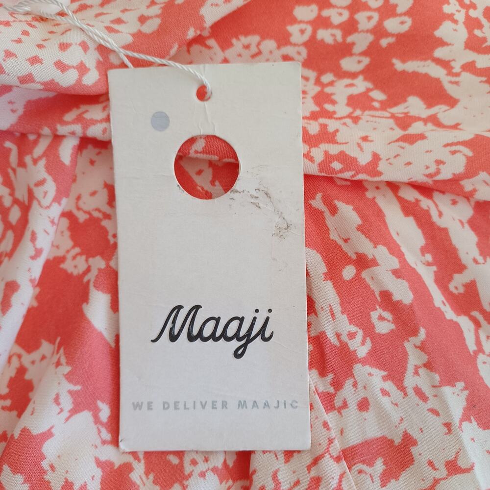 Maaji Spirit Animal Bluebell Kaftan Coral Cream Animal Print L NWT - Picture 16 of 16